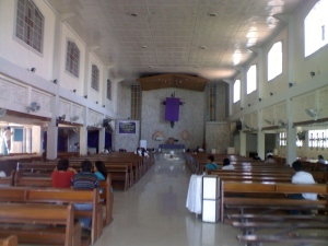 Interior of San Roque Church